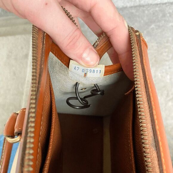 Authentic 90s Dooney & Bourke Custom Restored Convertable Shoulder Satchel - Picture 11 of 14